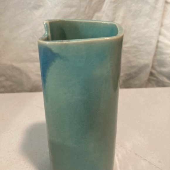 Willson-Riggs Ojo Sarco Pottery Vase Sustainable Community since the 1970’s Blue - Picture 5 of 10